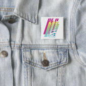 Supergirl-afbeelding Vierkante Button 5,1 Cm (In situ)