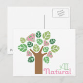 Supergirl Alle natuurlijke bomen Briefkaart (Voorkant / Achterkant)