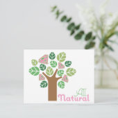 Supergirl Alle natuurlijke bomen Briefkaart (Staand voorkant)