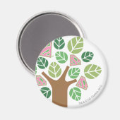 Supergirl Alle natuurlijke bomen Magneet (Voorkant / Achterkant)