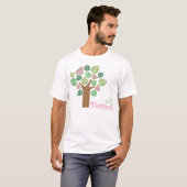 Supergirl Alle natuurlijke bomen T-shirt (Voorkant volledig)