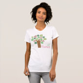 Supergirl Alle natuurlijke bomen T-shirt (Voorkant volledig)