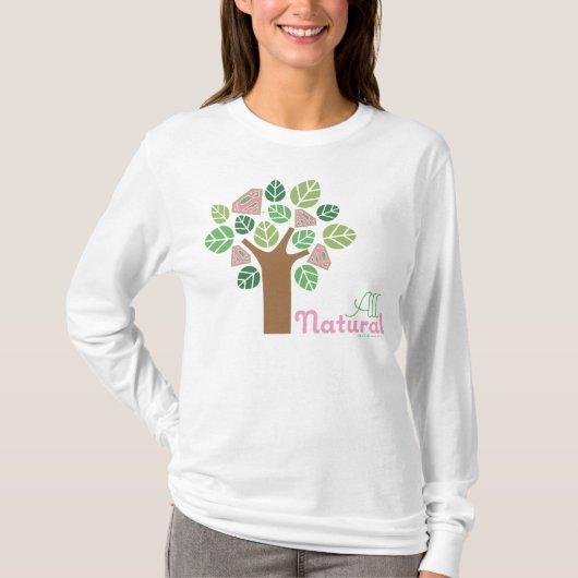 Supergirl Alle natuurlijke bomen T-shirt (Voorkant)