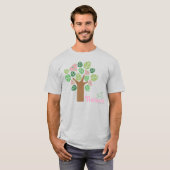 Supergirl Alle natuurlijke bomen T-shirt (Voorkant volledig)