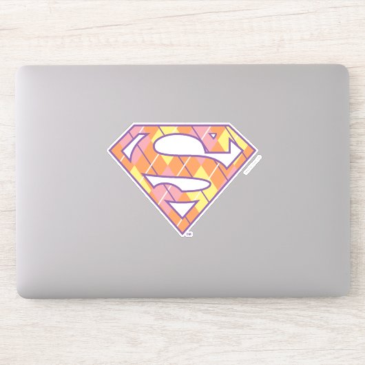 Supergirl Argyle Logo Sticker (Computer)