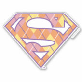 Supergirl Argyle Logo Sticker (Voorkant)