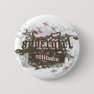 Supergirl Attitude Ronde Button 5,7 Cm
