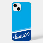 Supergirl Baseball All-Star Naam Logo Case-Mate iPhone Case (Achterkant)