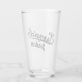 Supergirl Baseball All-Star Naam Logo Glas (Achterkant)
