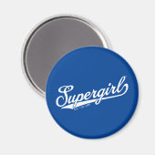 Supergirl Baseball All-Star Naam Logo Magneet (Voorkant / Achterkant)