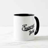 Supergirl Baseball All-Star Naam Logo Mok (Voorkant rechts)