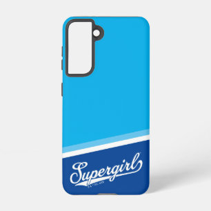 Supergirl Baseball All-Star Naam Logo Samsung Galaxy Hoesje