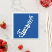 Supergirl Baseball All-Star Naam Logo Servet (Insitu)