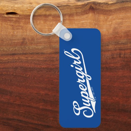 Supergirl Baseball All-Star Naam Logo Sleutelhanger (Voorkant)