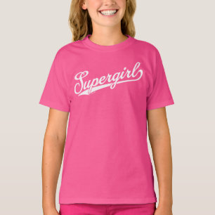 Supergirl Baseball All-Star Naam Logo T-shirt