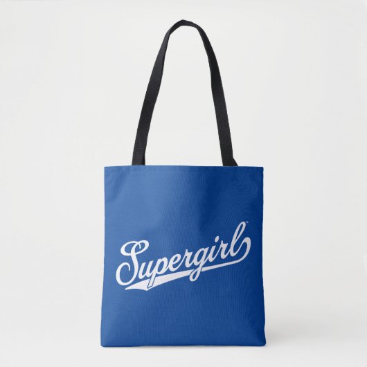 Supergirl Baseball All-Star Naam Logo Tote Bag (Voorkant)