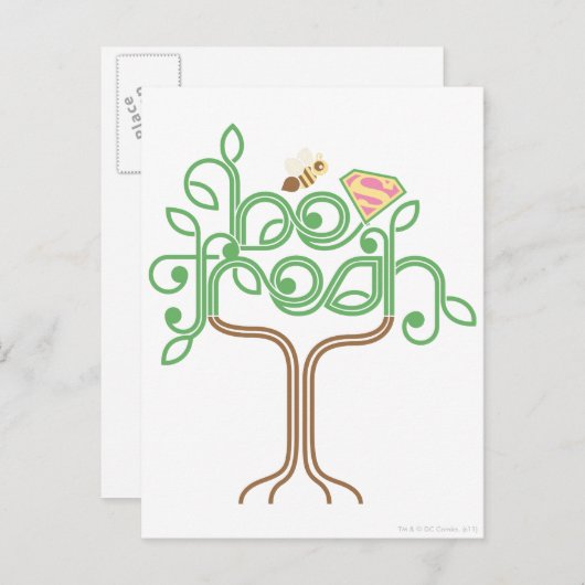 Supergirl Be Fresh Briefkaart (Voorkant / Achterkant)