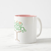 Supergirl Be Fresh Tweekleurige Koffiemok (Voorkant rechts)