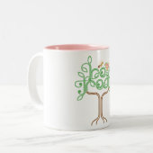 Supergirl Be Fresh Tweekleurige Koffiemok (Voorkant links)