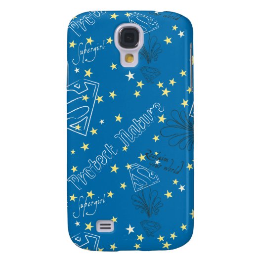 Supergirl Bescherm Natuur Patroon Case-Mate Samsung Galaxy Hoesje (Achterkant)