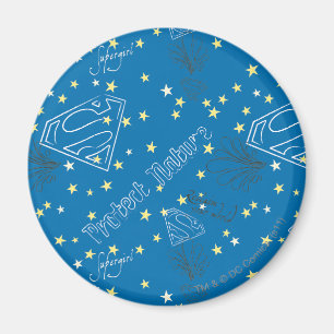 Supergirl Bescherm Natuur Patroon Magneet