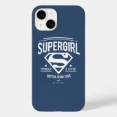 Supergirl beter dan ooit grafische weergave Case-Mate iPhone case (Achterkant)