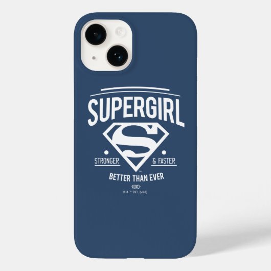 Supergirl beter dan ooit grafische weergave Case-Mate iPhone case (Achterkant)