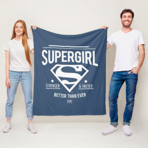 Supergirl beter dan ooit grafische weergave fleece deken