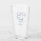Supergirl beter dan ooit grafische weergave glas (Achterkant)