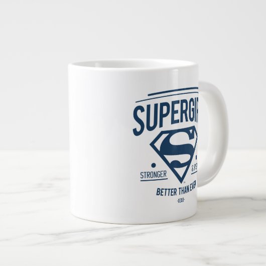 Supergirl beter dan ooit grafische weergave grote koffiekop (Voorkant rechts)