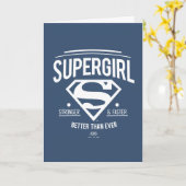 Supergirl beter dan ooit grafische weergave kaart (Gele Bloem)