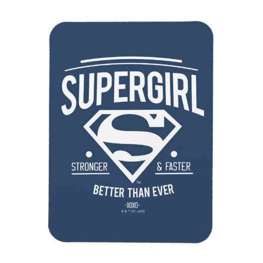 Supergirl beter dan ooit grafische weergave magneet (Verticaal)