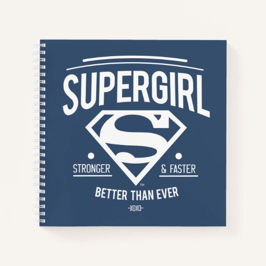 Supergirl beter dan ooit grafische weergave notitieboek (Voorkant)