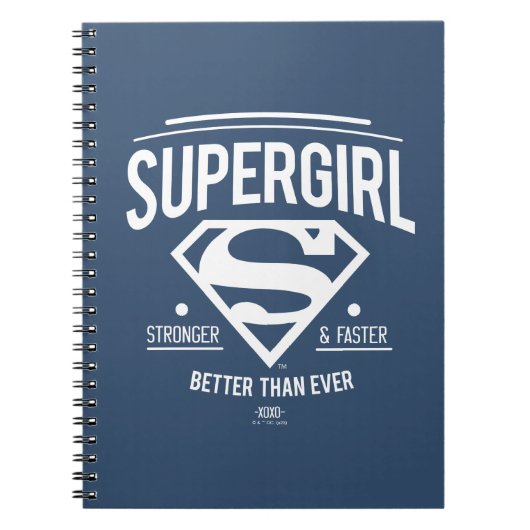 Supergirl beter dan ooit grafische weergave notitieboek (Voorkant)