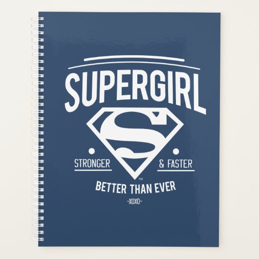Supergirl beter dan ooit grafische weergave planner (Voorkant)