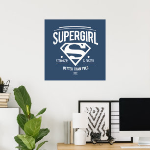 Supergirl beter dan ooit grafische weergave poster