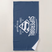 Supergirl beter dan ooit grafische weergave strandlaken (Voorkant)