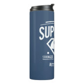 Supergirl beter dan ooit grafische weergave thermosbeker (Gedraaid links)