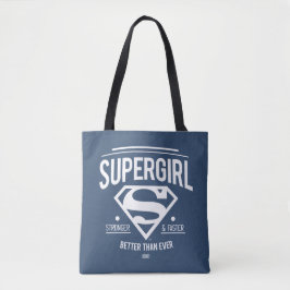 Supergirl beter dan ooit grafische weergave tote bag