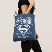 Supergirl beter dan ooit grafische weergave tote bag (Dichtbij)