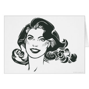 Supergirl Black and White Tekening 2