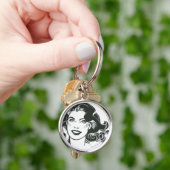 Supergirl Black and White Tekening 2 Sleutelhanger (Hand)