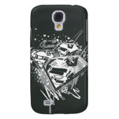 Supergirl Black en White Case-Mate Samsung Galaxy Hoesje (Achterkant)