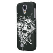 Supergirl Black en White Case-Mate Samsung Galaxy Hoesje (Achterkant Links)