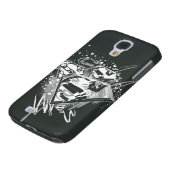 Supergirl Black en White Case-Mate Samsung Galaxy Hoesje (Onderkant)