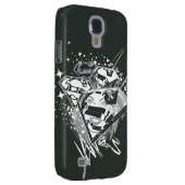 Supergirl Black en White Case-Mate Samsung Galaxy Hoesje (Back/Rechts)