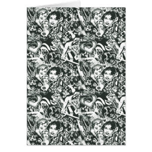 Supergirl Black en White Collage