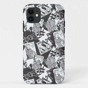 Supergirl Black en White Collage 2 Case-Mate iPhone Case
