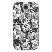 Supergirl Black en White Collage 2 Case-Mate Samsung Galaxy Hoesje (Achterkant)