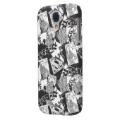 Supergirl Black en White Collage 2 Case-Mate Samsung Galaxy Hoesje (Achterkant Links)
